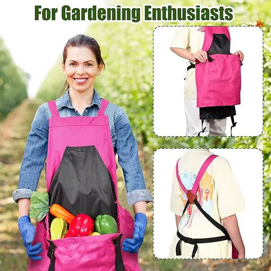 Quick-Release Garden Harvest Apron